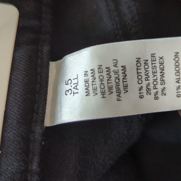 Chico's PLATINUM Barely Bootcut Jeans in Black 18 Tall - Picture 13 of 16